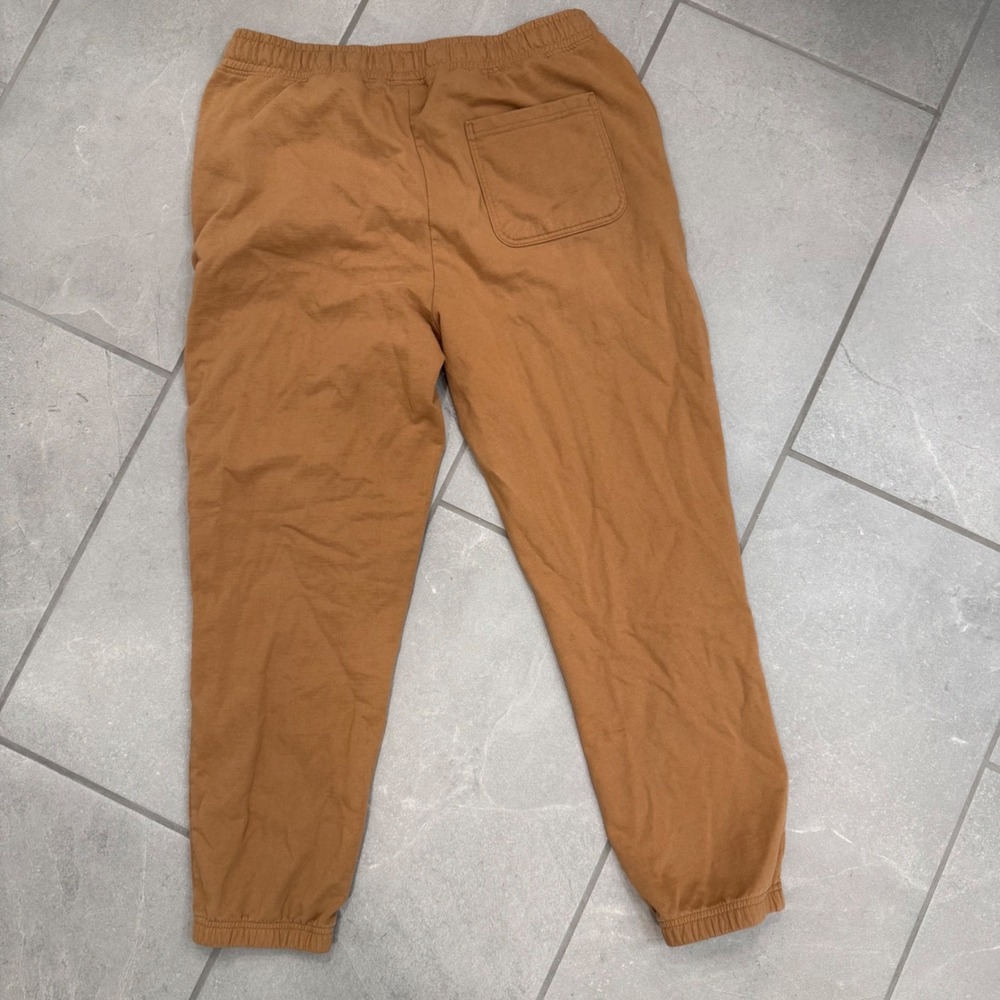 Neff Mens Fleece Sweatpants Brown Tobacco Joggers Streetwear Size Large - Picture 5 of 7